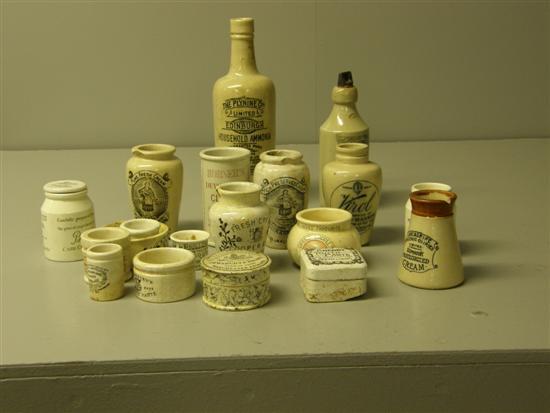 Appraisal: A collection of various th Century advertising ware