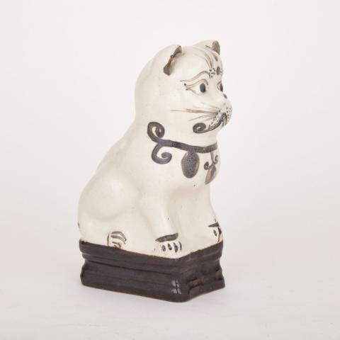 Appraisal: Cizhou Style Figure of Cat th th Century Body of