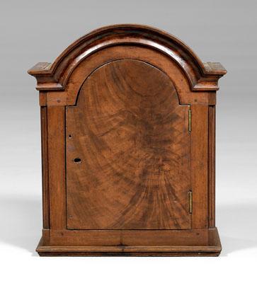 Appraisal: North Carolina Chippendale cabinet table-top cabinet of figured walnut with