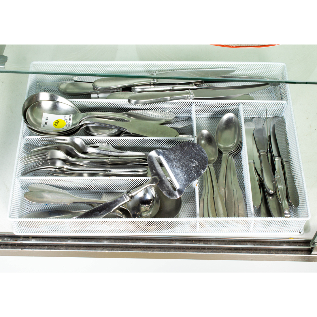 Appraisal: LOT OF GEORG JENSEN MITRA STAINLESS FLATWARE SET lot of