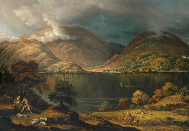 Appraisal: European School Early th Century Ullswater Lake in Cumberland oil