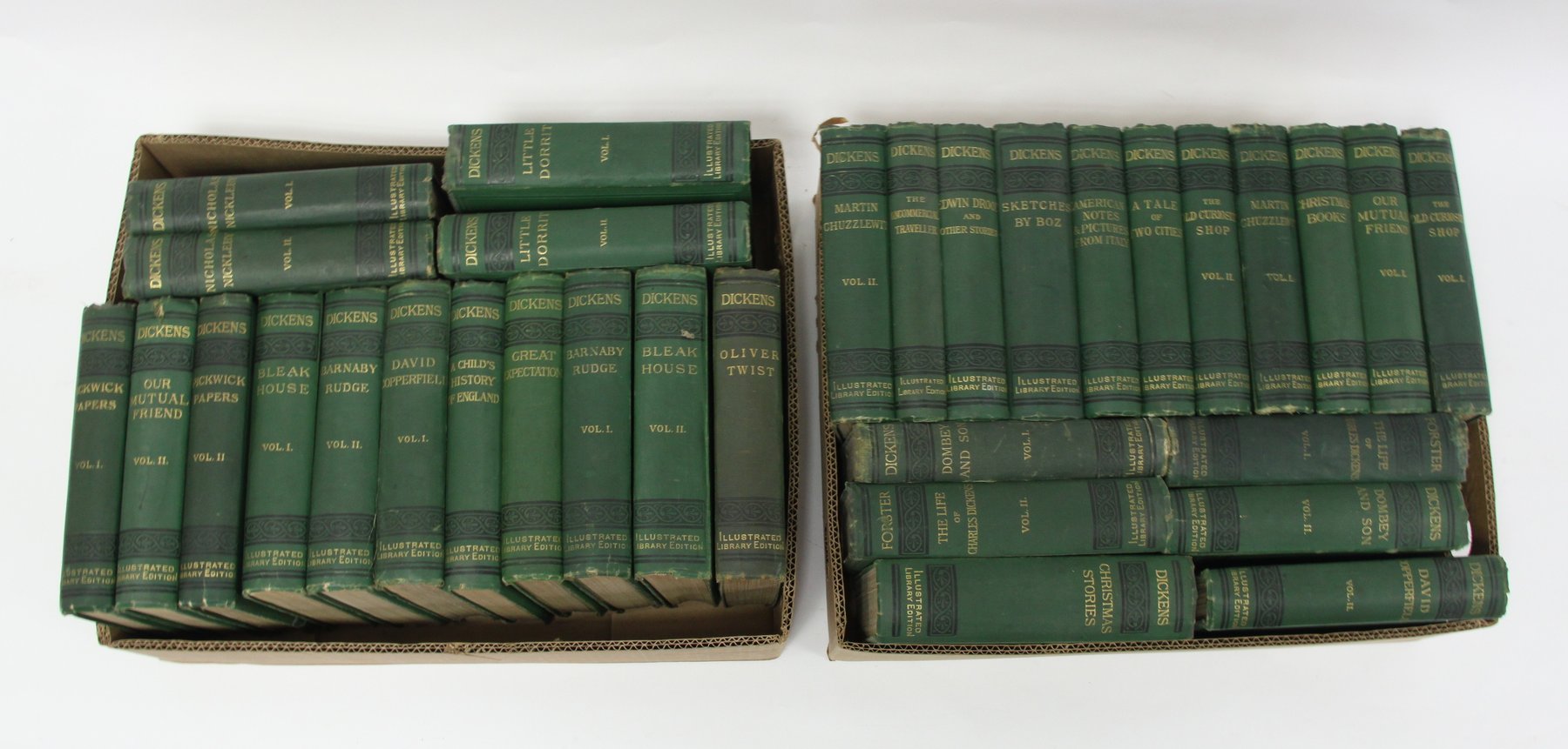 Appraisal: Dickens C A large quantity of volumes Chapman Hall London