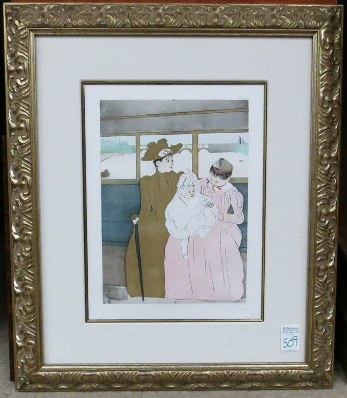 Appraisal: AFTER MARY CASSATT ETCHING AND AQUATINT French - In The