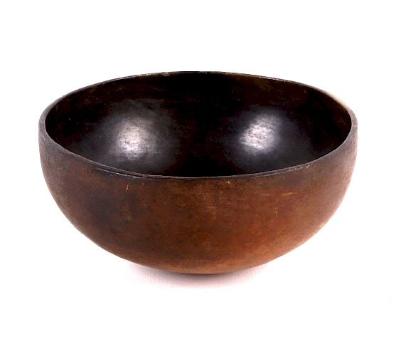 Appraisal: Hohokam Stone Polished Clay Pottery Bowl For your consideration is