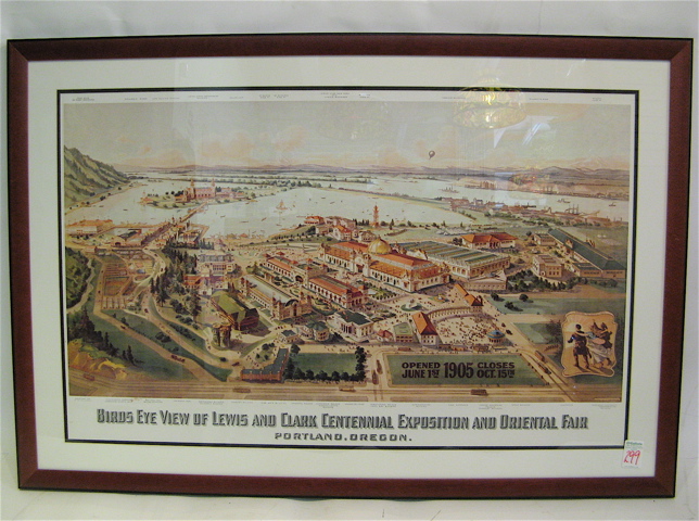 Appraisal: BIRD'S EYE VIEW OF LEWIS AND CLARK CENTENNIAL EXPOSITION AND