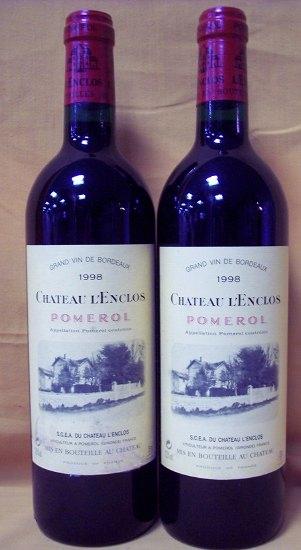 Appraisal: Chateau L'Enclos Pomerol Chateau bottledin original wooden case bottles