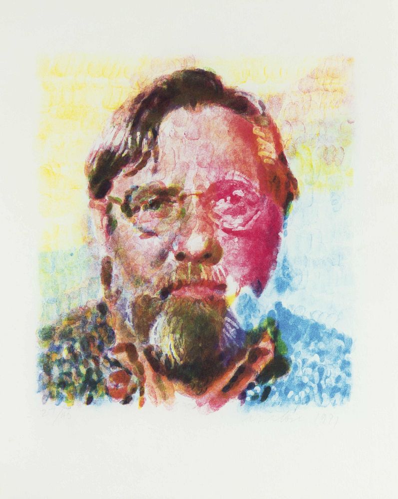 Appraisal: Chuck Close American b John II Chuck Close American b