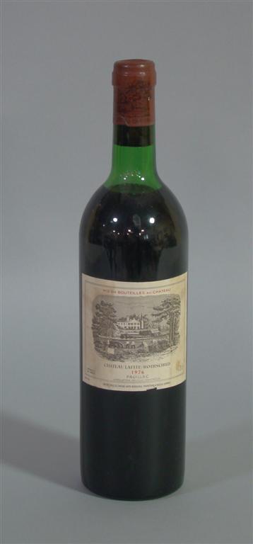 Appraisal: ONE BOTTLE OF CHATEAU LAFITE ROTHSCHILD Provenance Estate of R