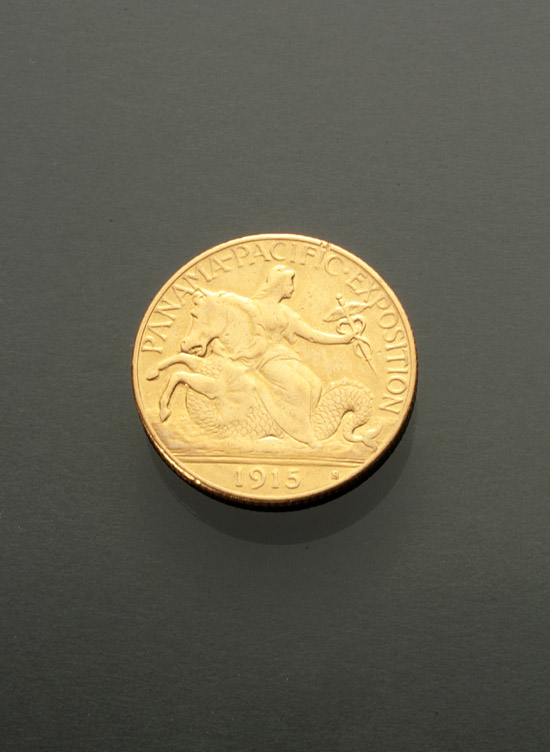 Appraisal: U S Two-and-One-Half-Dollar Commemorative Gold Coin Panama-Pacific Exposition Dated S