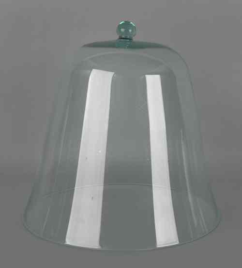 Appraisal: Massive glass bell jar early th c h