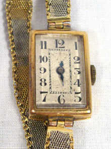 Appraisal: An carat gold ladies wrist watch with two colour carat