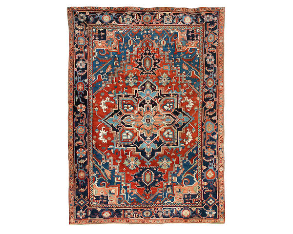 Appraisal: A Heriz carpet North West Persia cm x cm