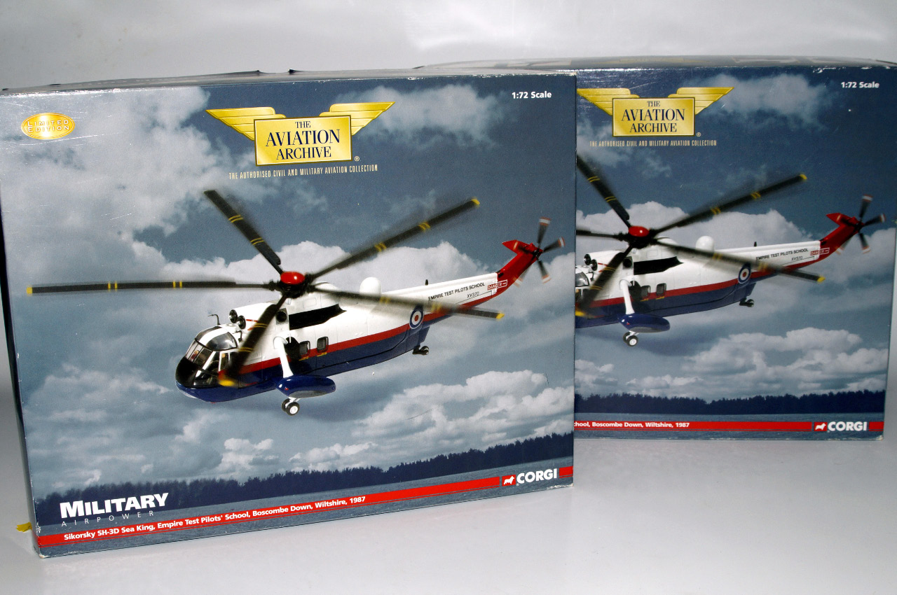 Appraisal: Two Corgi Aviation Archive Military Air Power Sikorsky SH D