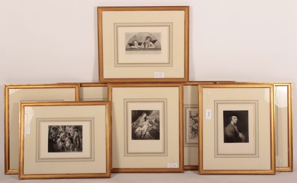 Appraisal: Classical Print Engravings Classical Print Engravings all in like frames