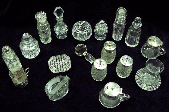 Appraisal: A Mary Gregory scent bottle and stopper and sundry other