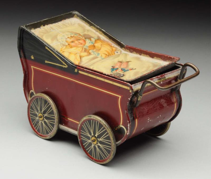 Appraisal: Rare Biscuit Tin Carriage Marked on bottom The United Co-operative