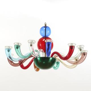 Appraisal: Gio Ponti for Venini Artlight glass chandelier Gio Ponti for