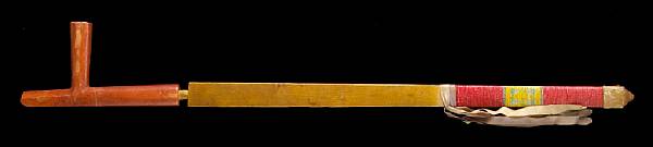 Appraisal: Property from the Paul Dyck Foundation The faceted wood stem