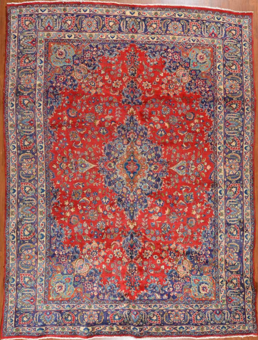 Appraisal: Persian Meshed carpet approx x Iran modern Condition Excellent condition