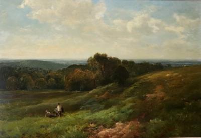 Appraisal: Edmund Morison Wimperis British - On The Sussex Downs signed