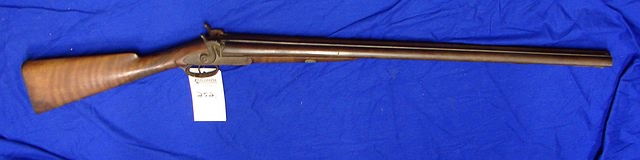 Appraisal: William Moore Co side by side double barrel percussion shotgun