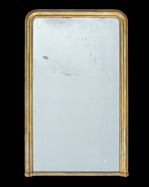 Appraisal: A late Louis Philippe giltwood pier mirror second quarter th