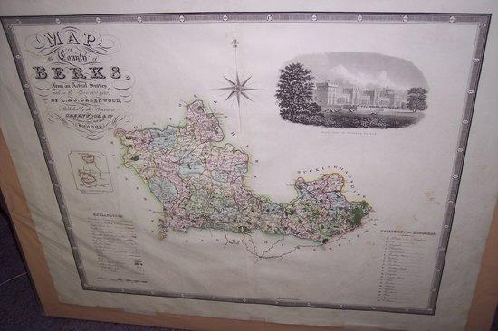 Appraisal: C J Greenwood A Map of Berkshire with engraved vignette