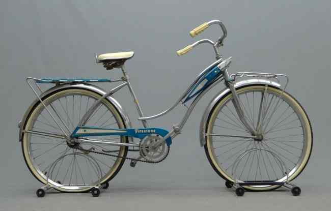 Appraisal: Firestone Silver Cruiser middle weight Excellent original condition