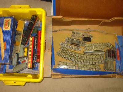 Appraisal: Hornby Dublo three rail track and accessories including a D