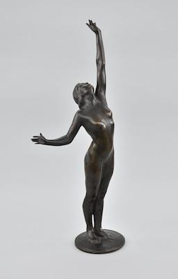 Appraisal: Harriet Whitney Frishmuth American - Star Bronze sculpture with brown