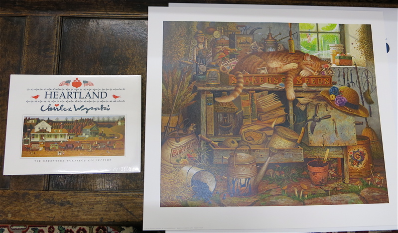 Appraisal: CHARLES WYSOCKI COLOR LITHOGRAPH AND BOOK American th century titled