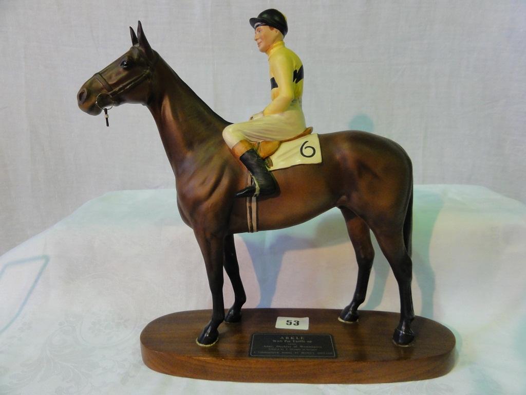 Appraisal: A Beswick matt glazed Connoisseur Series figure of Arkle with