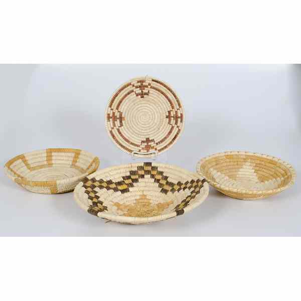 Appraisal: Tohono O'Odham Baskets lot of sizes range from diameter in