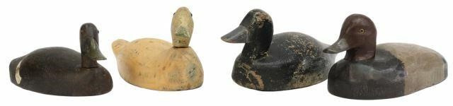 Appraisal: lot of Vintage carved and painted duck decoys of varied