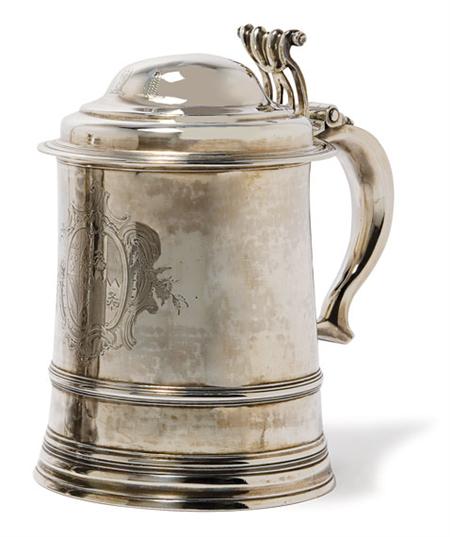 Appraisal: George II Silver Tankard Estimate -