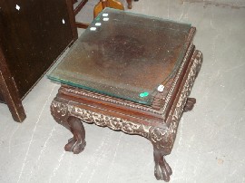 Appraisal: A oriental style occasional table