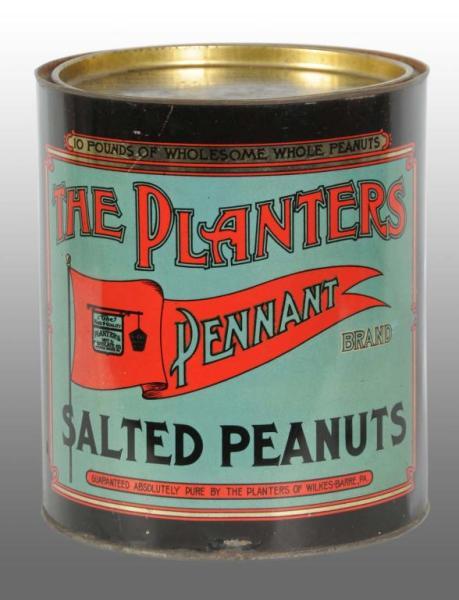 Appraisal: Planters Peanut Mr Peanut lb Pennant Brand Tin Description Tin