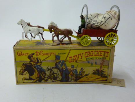 Appraisal: A Morestone Walt Disney Davy Crockett Frontier Wagon die cast