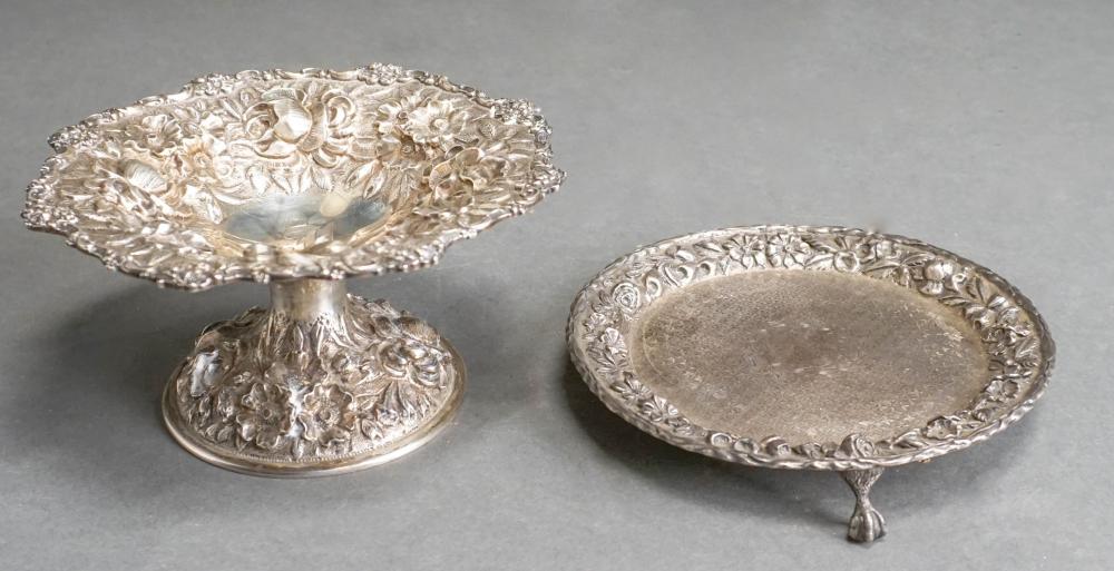 Appraisal: REPOUSS ' STERLING SILVER COMPOTE BY STIEFF AND SALVER BY