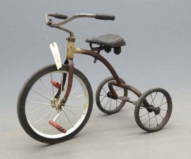 Appraisal: c - 's tricycle '' front '' rear wheels Replaced