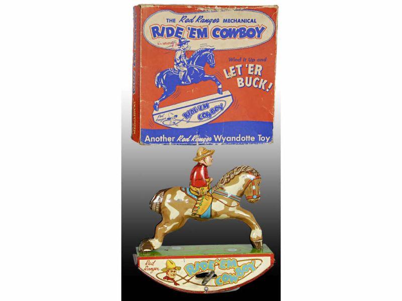 Appraisal: Wyandotte Red Ranger Ride 'Em Cowboy Toy with Orig Description