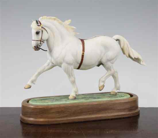 Appraisal: A Royal Worcester model 'Welsh Mountain Pony' Coed Coch Planed