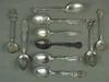 Appraisal: SOUVENIR SPOONS - LOT OF TEN STERLING SOUVENIR SPOONS VARIOUS