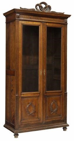 Appraisal: French Louis XVI style bookcase display cabinet early th c