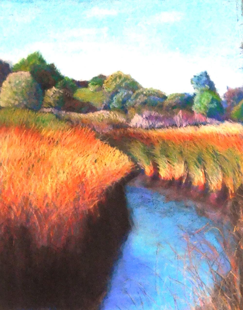 Appraisal: Barbara Jenkins American th st C Inlet pastel on paper