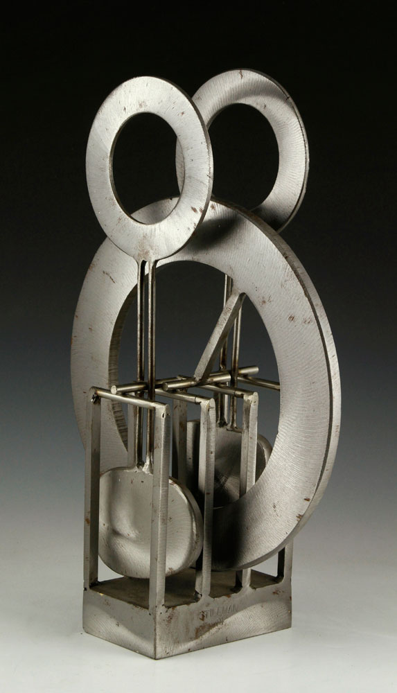 Appraisal: - Stillman Kinetic Steel Sculpture Bruce Stillman Ameircan b kinetic