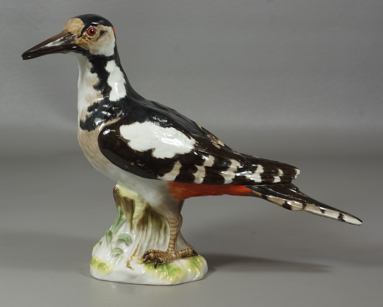 Appraisal: Meissen Porcelain Bird Figurine - high additionally marked minor roughness