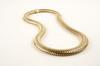 Appraisal: NECKLACE - One K yellow gold snake chain necklace with