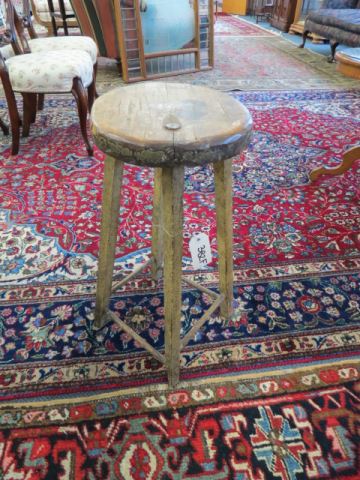 Appraisal: Primitive Antique Stool tall