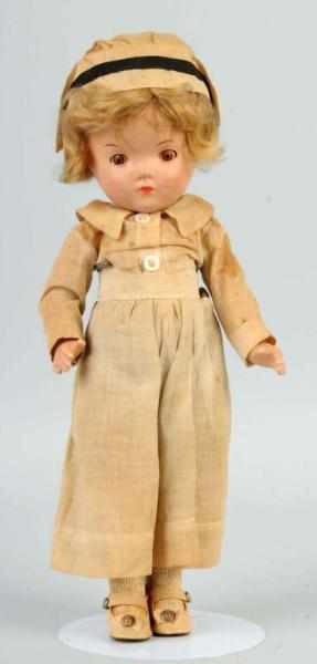 Appraisal: Madame Alexander Nurse for Dionne Quintuplets Description Composition doll with